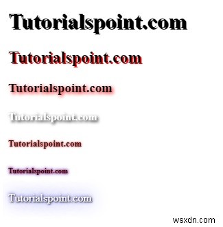 CSS text-shadow 속성으로 텍스트에 그림자 효과 추가하기
