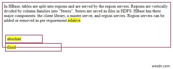 CSS position 속성으로 요소 정렬하는 방법 (static·relative·absolute·fixed)