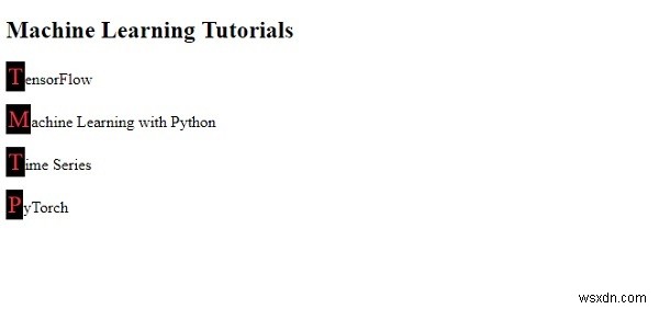 CSS ::first-letter 가상 요소 완벽 정리 – 첫 글자 스타일링 방법과 예제