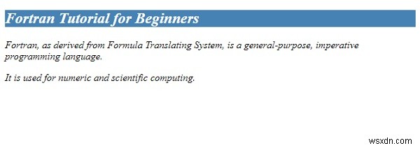 CSS font-style 속성 완벽 정리: 이탤릭·오블리크 텍스트 스타일 적용 방법