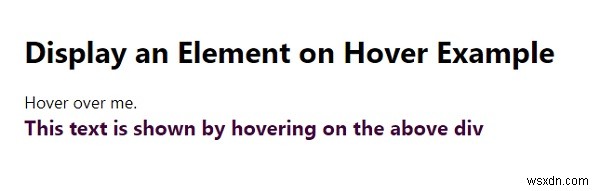 CSS :hover 가상 클래스로 마우스 오버 시 요소 표시하는 방법