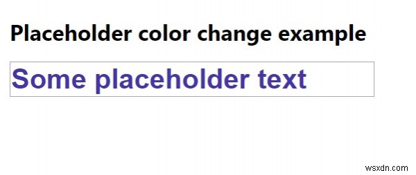 CSS로 입력 필드 플레이스홀더(placeholder) 색상 변경하는 방법