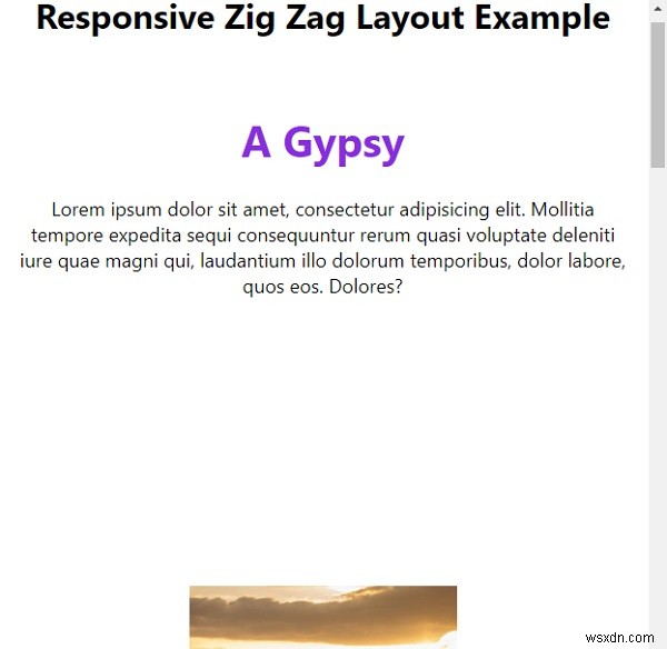 CSS만으로 반응형 지그재그(Zig-Zag) 레이아웃 만드는 방법
