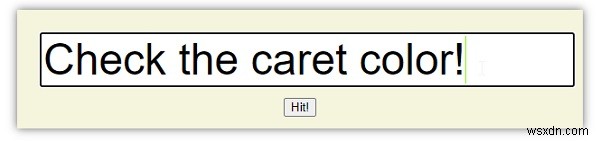 CSS caret-color 속성으로 텍스트 커서 색상 변경하기