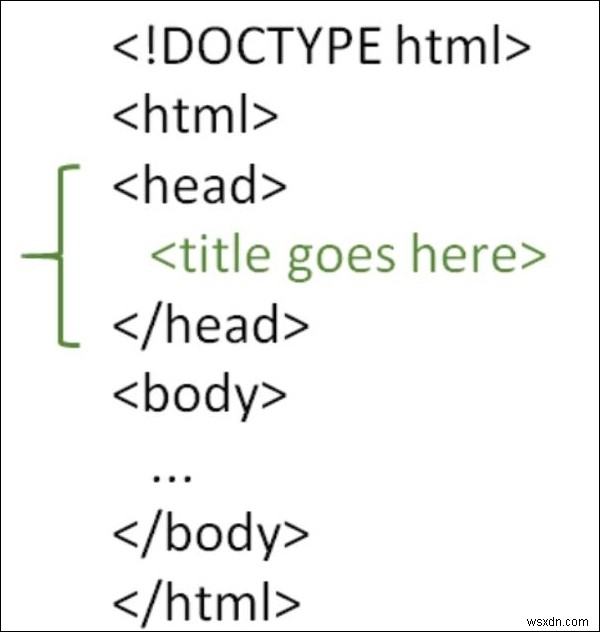 HTML 페이지에서 제목 태그( title )를 사용하는 방법