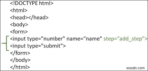 HTML step 속성 사용법: 숫자 입력 간격 설정하기