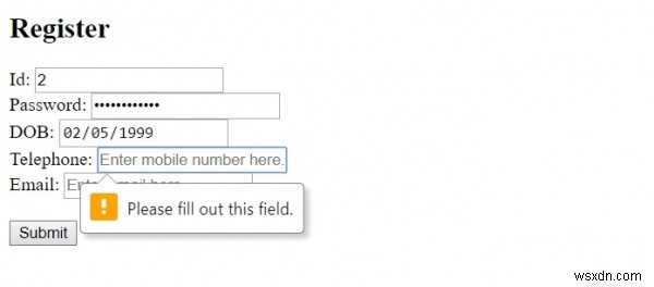 HTML input 태그의 required(필수) 속성 사용법과 예제