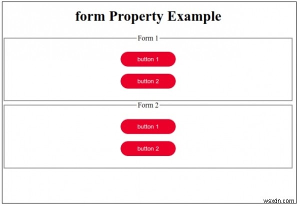 HTML DOM 입력 버튼 form 속성 – 버튼이 속한 폼 참조 확인하기
