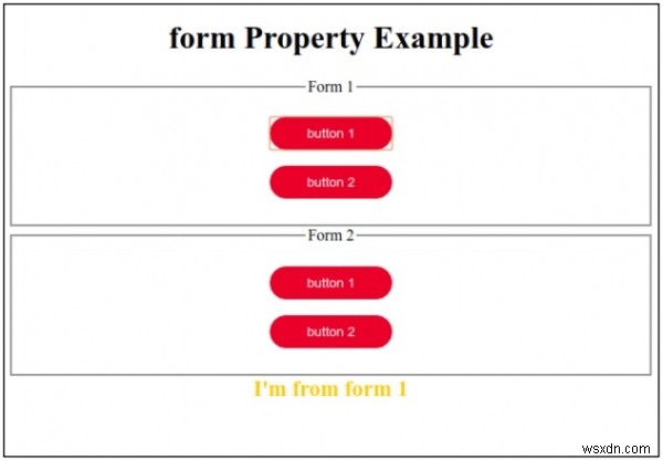 HTML DOM 입력 버튼 form 속성 – 버튼이 속한 폼 참조 확인하기