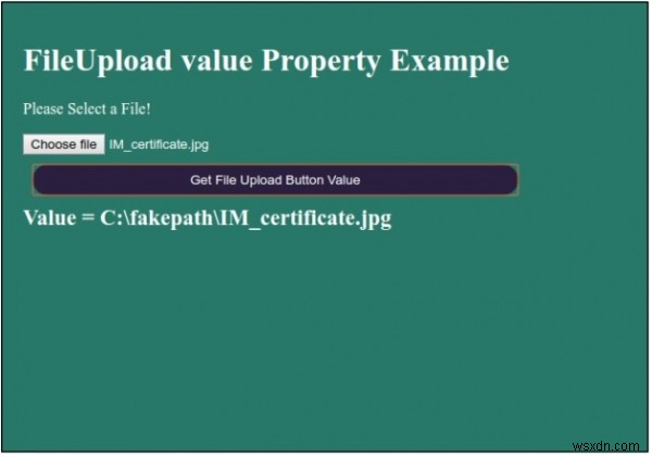 HTML DOM FileUpload value 속성 – 파일 업로드 입력 값 가져오는 방법