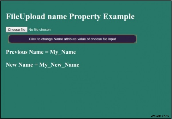 HTML DOM FileUpload name 속성 완벽 정리 – 문법과 예제 코드