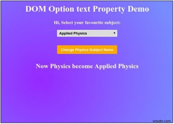 HTML DOM Option text 속성 – 드롭다운 옵션 텍스트 읽기 및 변경하기