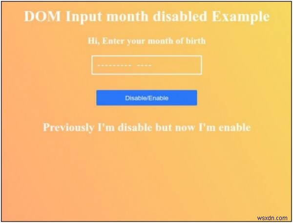 HTML DOM Input Month disabled 속성 완벽 가이드 – 문법과 예제로 배우는 월 입력 필드 제어
