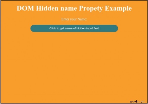 HTML DOM 숨김 입력 필드의 name 속성 사용법 완벽 정리