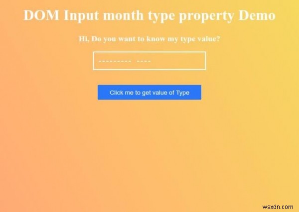 HTML DOM Input Month Type 속성 완벽 정리 – 개념부터 예제 코드까지