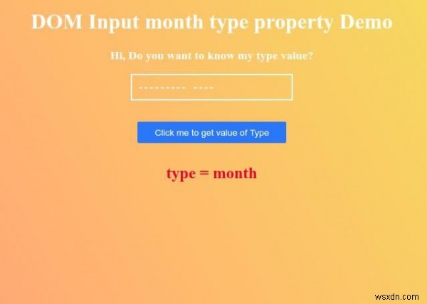 HTML DOM Input Month Type 속성 완벽 정리 – 개념부터 예제 코드까지