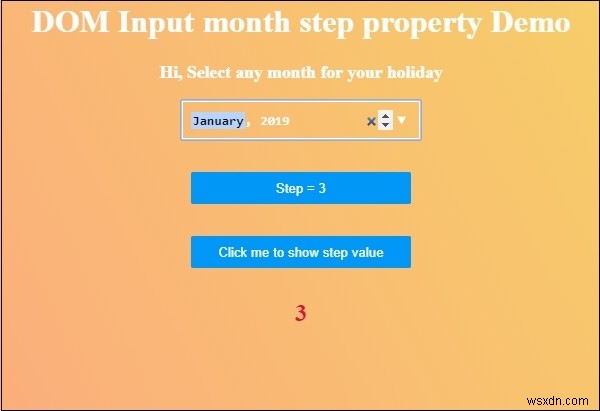 HTML DOM Input Month step 속성 완벽 가이드 – 문법과 실전 예제