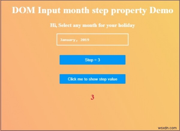 HTML DOM Input Month step 속성 완벽 가이드 – 문법과 실전 예제