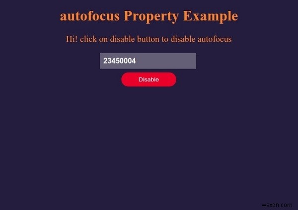 HTML DOM 숫자 입력 필드 자동 포커스(autofocus) 속성 완벽 정리
