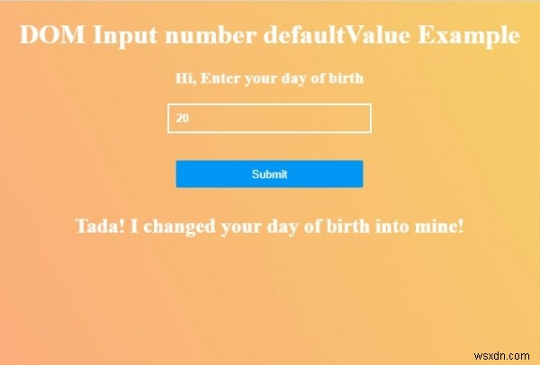 HTML DOM input number defaultValue 속성 완벽 정리 – 기본값 조회 및 변경 방법