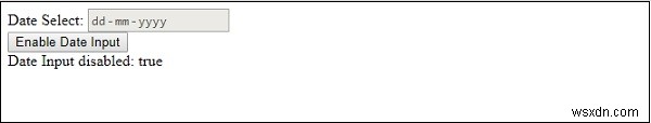 HTML DOM Input Date disabled 속성 – 날짜 입력 필드 활성화·비활성화 완벽 가이드