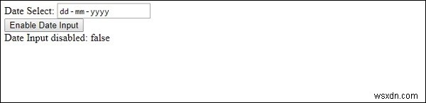 HTML DOM Input Date disabled 속성 – 날짜 입력 필드 활성화·비활성화 완벽 가이드