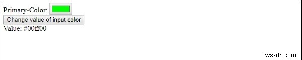 HTML DOM Input Color value 속성 – 문법과 실전 예제 완벽 정리