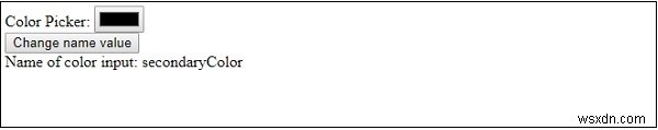 HTML DOM Input Color name 속성 – 개념, 문법, 예제 코드 총정리
