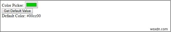 HTML DOM 입력 색상(Input Color) defaultValue 속성 완벽 가이드