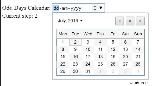 HTML DOM Input Date step 속성 – 날짜 선택 간격 설정 방법