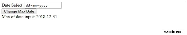 HTML DOM Input Date max 속성 완벽 정리: 문법과 활용 예제