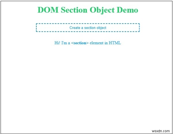 HTML DOM 섹션 객체 완벽 정리 – 생성 문법과 예제 코드