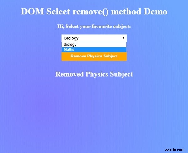 HTML DOM Select remove() 메서드 – 드롭다운 옵션 삭제 방법 완벽 정리
