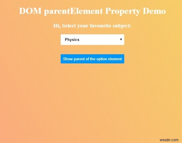 HTML DOM parentElement 속성 – 부모 요소를 반환하는 방법과 활용 예제