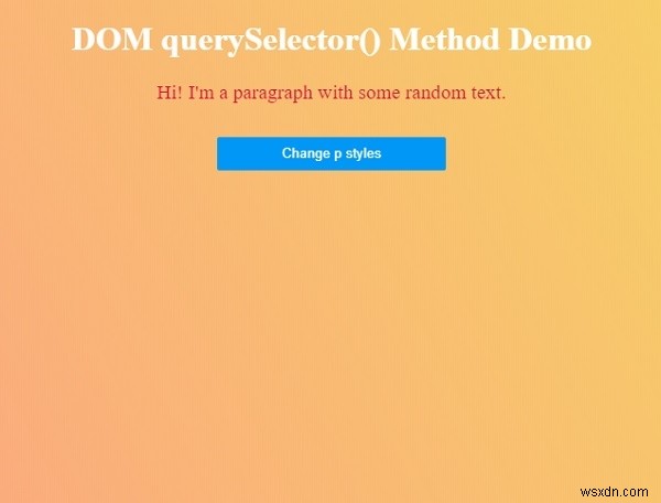 HTML DOM querySelector() 메서드 완벽 정리: 문법과 실전 예제