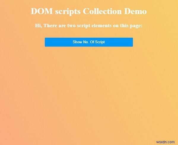 HTML DOM scripts 컬렉션 – 문법, 속성, 메서드와 예제 총정리