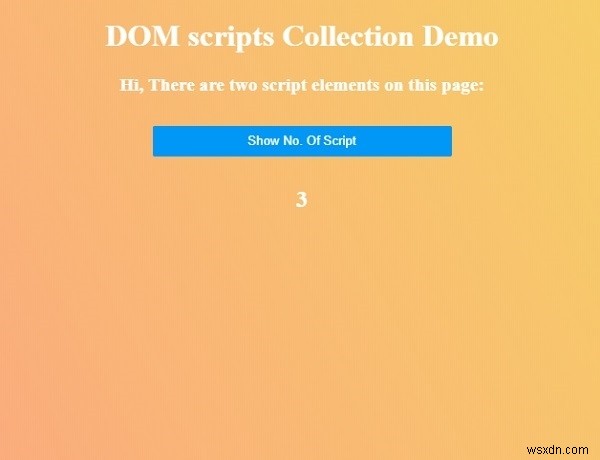 HTML DOM scripts 컬렉션 – 문법, 속성, 메서드와 예제 총정리