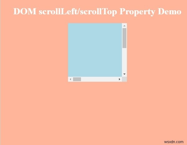 HTML DOM scrollLeft 속성 – 가로 스크롤 위치를 읽고 설정하는 방법