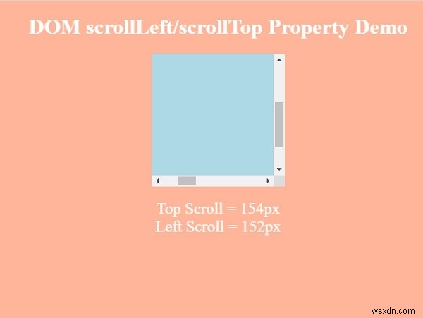 HTML DOM scrollLeft 속성 – 가로 스크롤 위치를 읽고 설정하는 방법