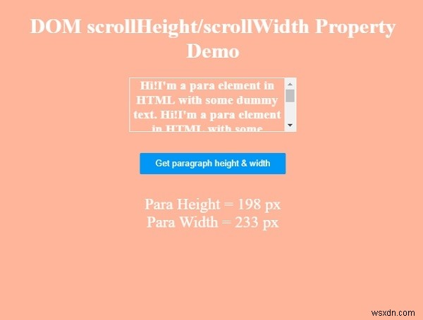 HTML DOM scrollWidth 속성 – 요소의 전체 너비(콘텐츠+패딩)를 픽셀로 구하는 방법