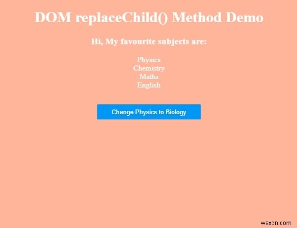 HTML DOM replaceChild() 메서드 완벽 가이드: 노드 교체 방법과 예제