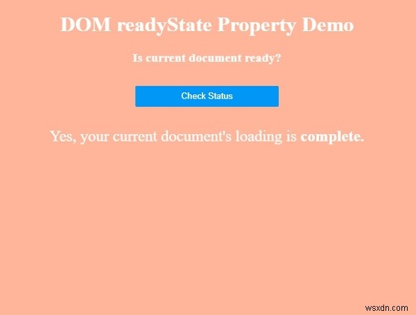 HTML DOM readyState 속성 – 현재 문서의 로딩 상태 확인하기