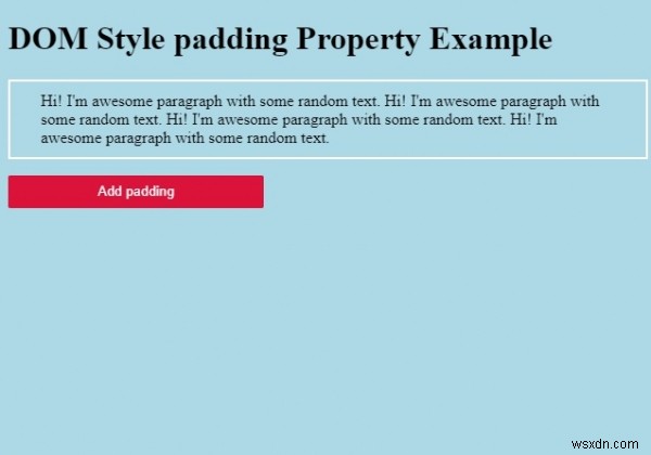 HTML DOM Style padding 속성 – 사용법과 예제 총정리