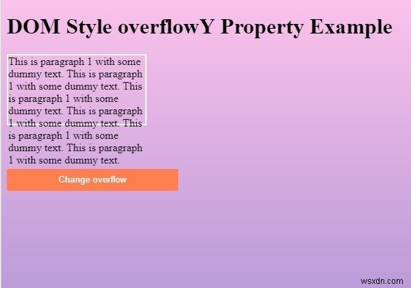 HTML DOM Style overflowY 속성 완벽 가이드 – 세로 스크롤 제어 방법