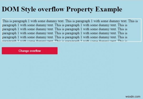 HTML DOM 스타일 overflow 속성 완벽 가이드