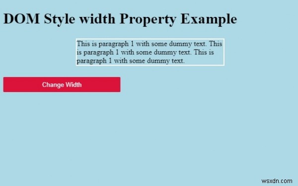 HTML DOM 스타일 width 속성 완벽 정리 – 문법과 예제로 배우기