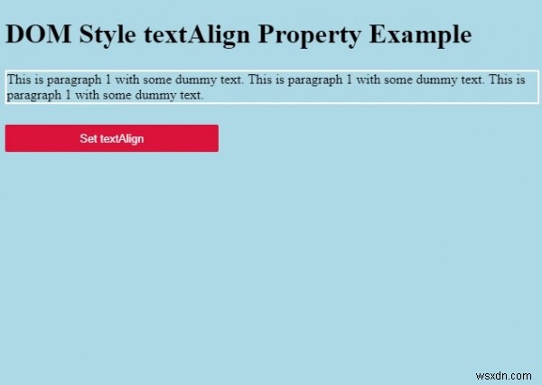 HTML DOM Style textAlign 속성 – 텍스트 정렬 완벽 가이드