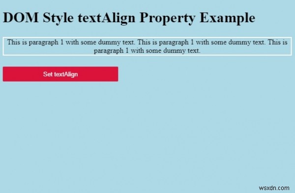 HTML DOM Style textAlign 속성 – 텍스트 정렬 완벽 가이드