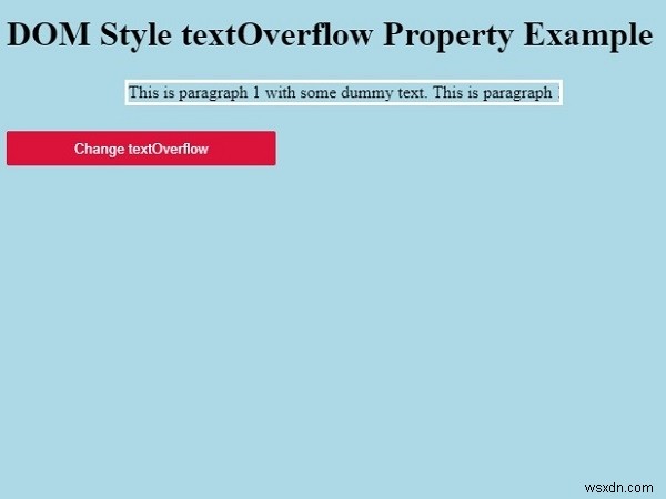 HTML DOM 스타일 textOverflow 속성 사용법과 예제 총정리
