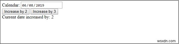 HTML DOM Input Date stepUp() 메서드 – 날짜 필드 값을 일 단위로 증가시키는 방법